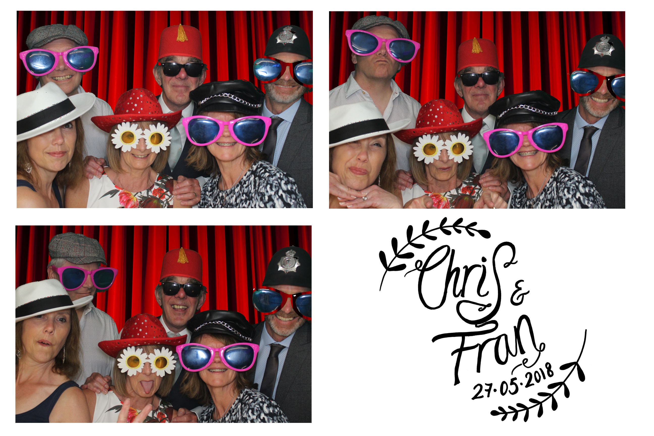 Chris & Fran | View more photos from the event at images.mobile-photo-booth.com/u/MobilePhotoBoothUK/Chris-Fran